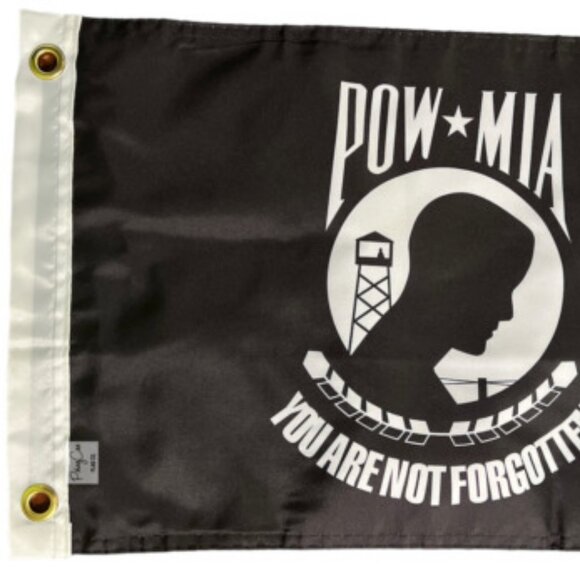 POW MIA You Are Not Forgotten-Flag Polyester NEW 3 FT. X 5 FT. - Picture 2 of 4